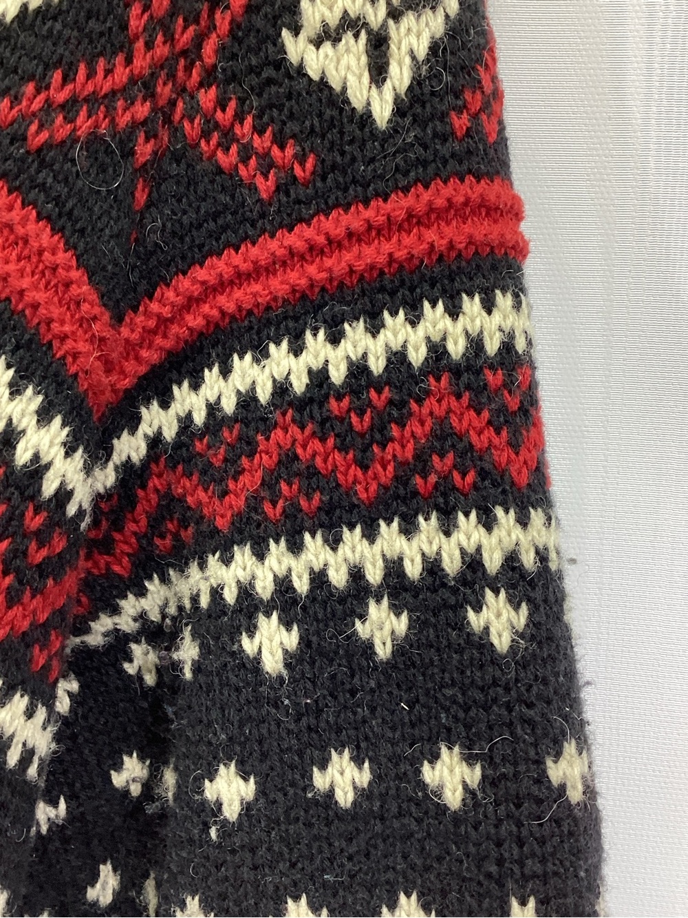 Ralph Lauren American Living Cardigan Sweater Nordic Fair Isle Wrap Shawl Collar - Picture 8 of 11